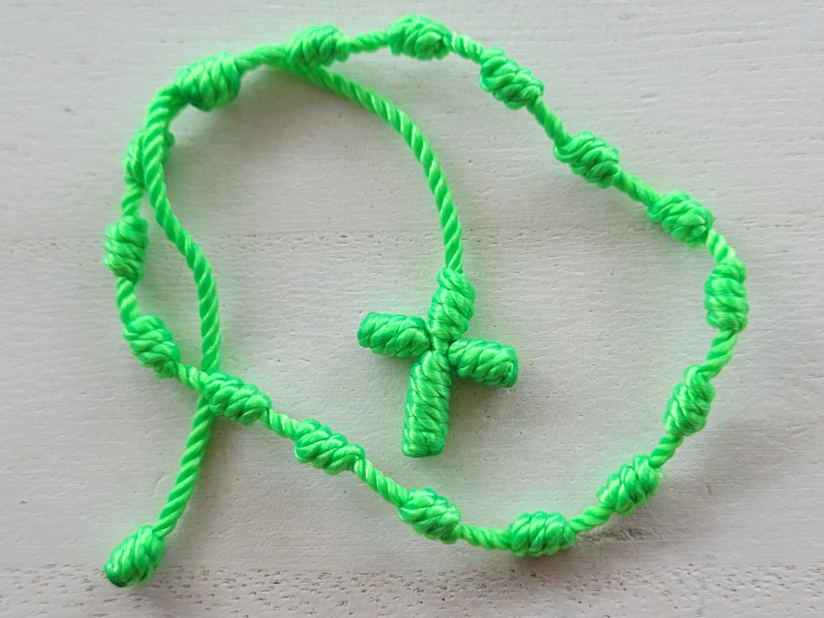 Knotted Cross Bracelet