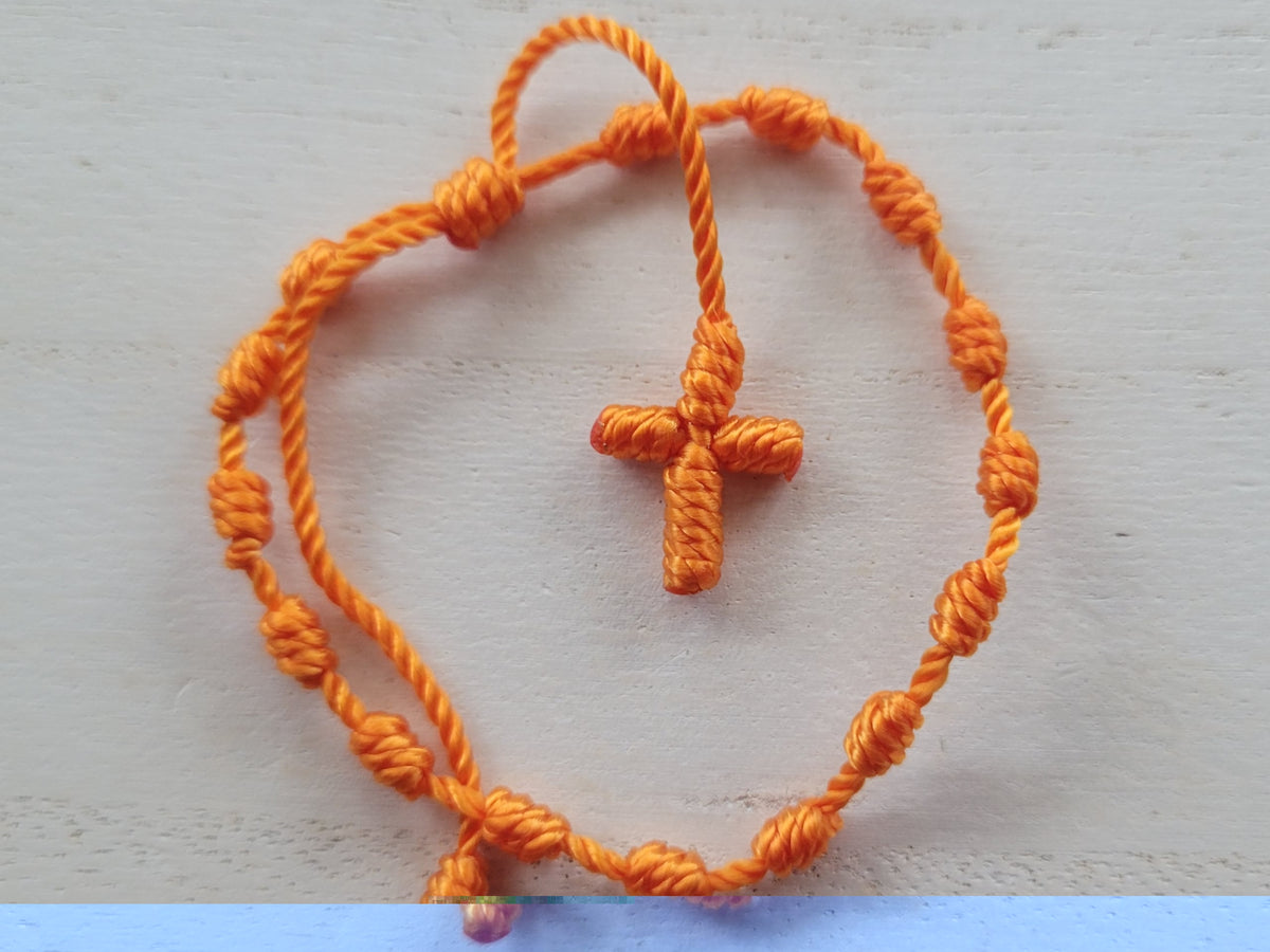Knotted Cross Bracelet