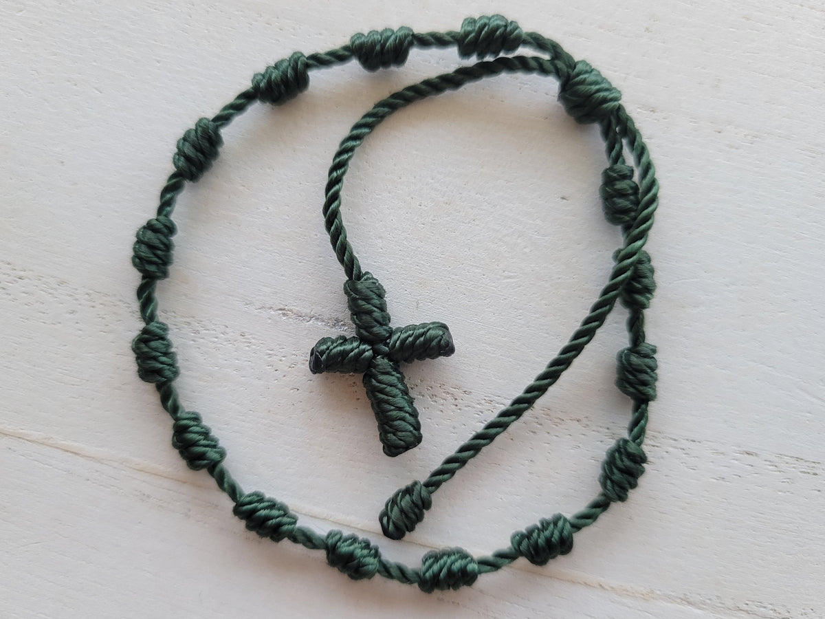 Knotted Cross Bracelet