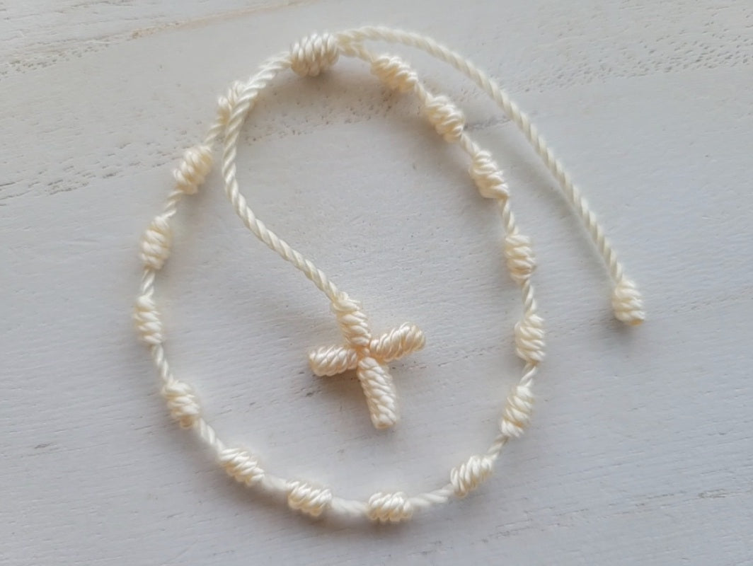 Knotted Cross Bracelet