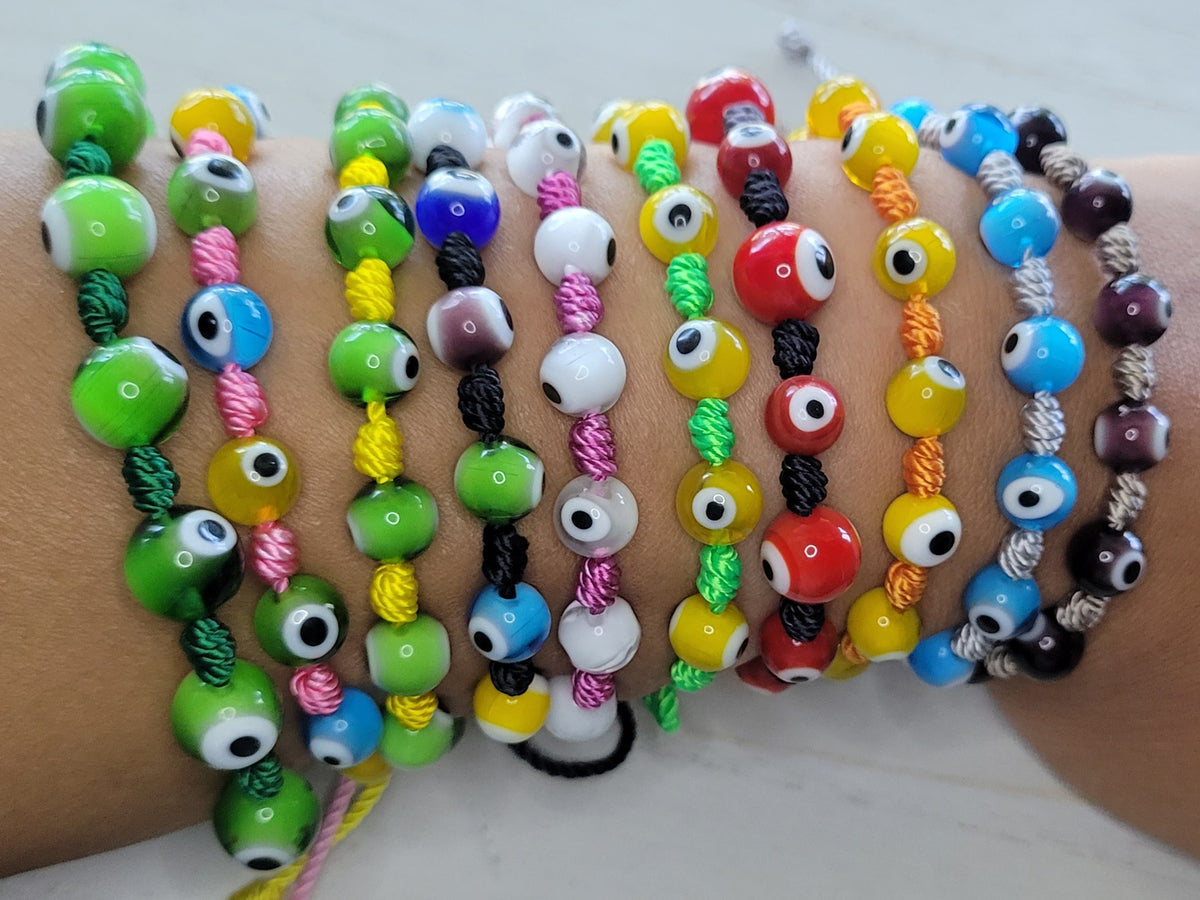 Beaded Evil Eye Bracelets