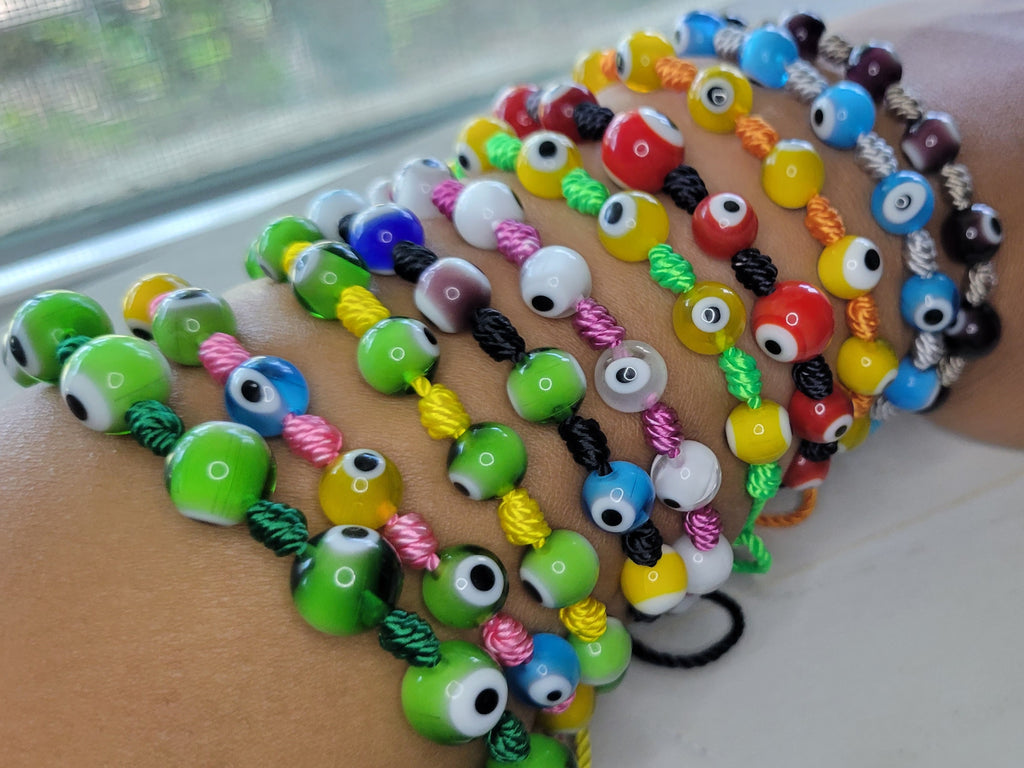 Beaded Evil Eye Bracelets