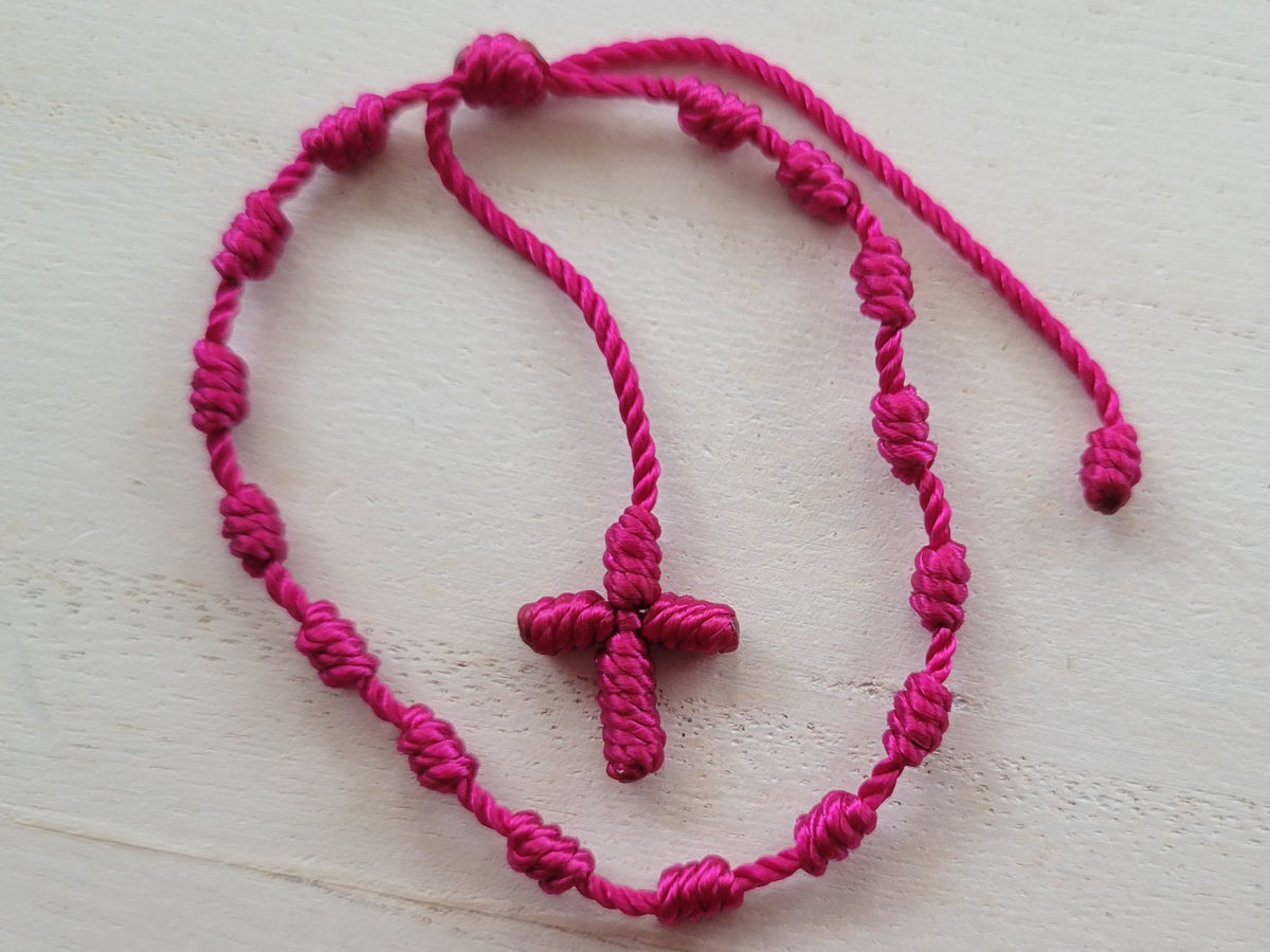 Knotted Cross Bracelet