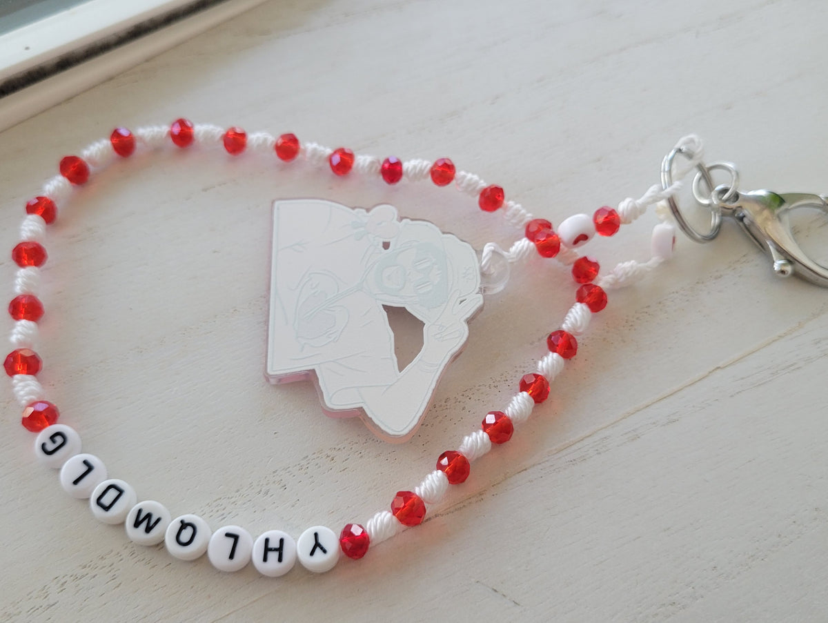Bad Bunny Wristlet Keychain