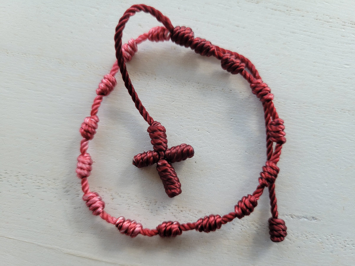 Knotted Cross Bracelet