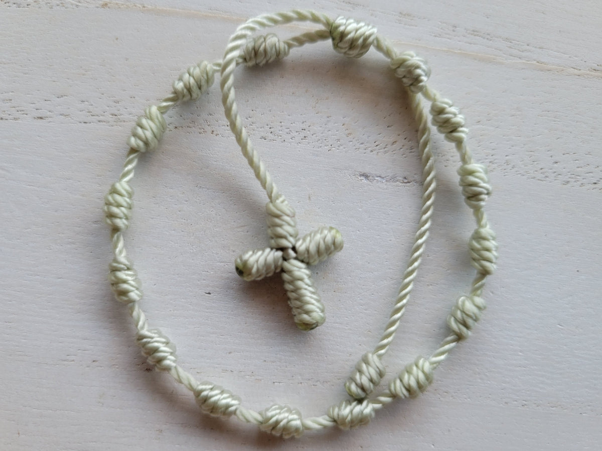 Knotted Cross Bracelet