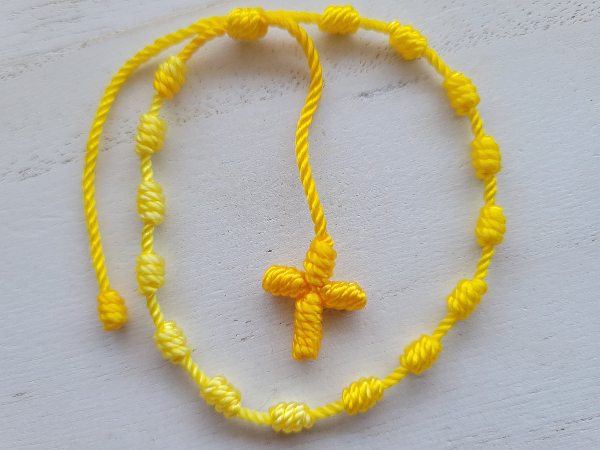 Knotted Cross Bracelet
