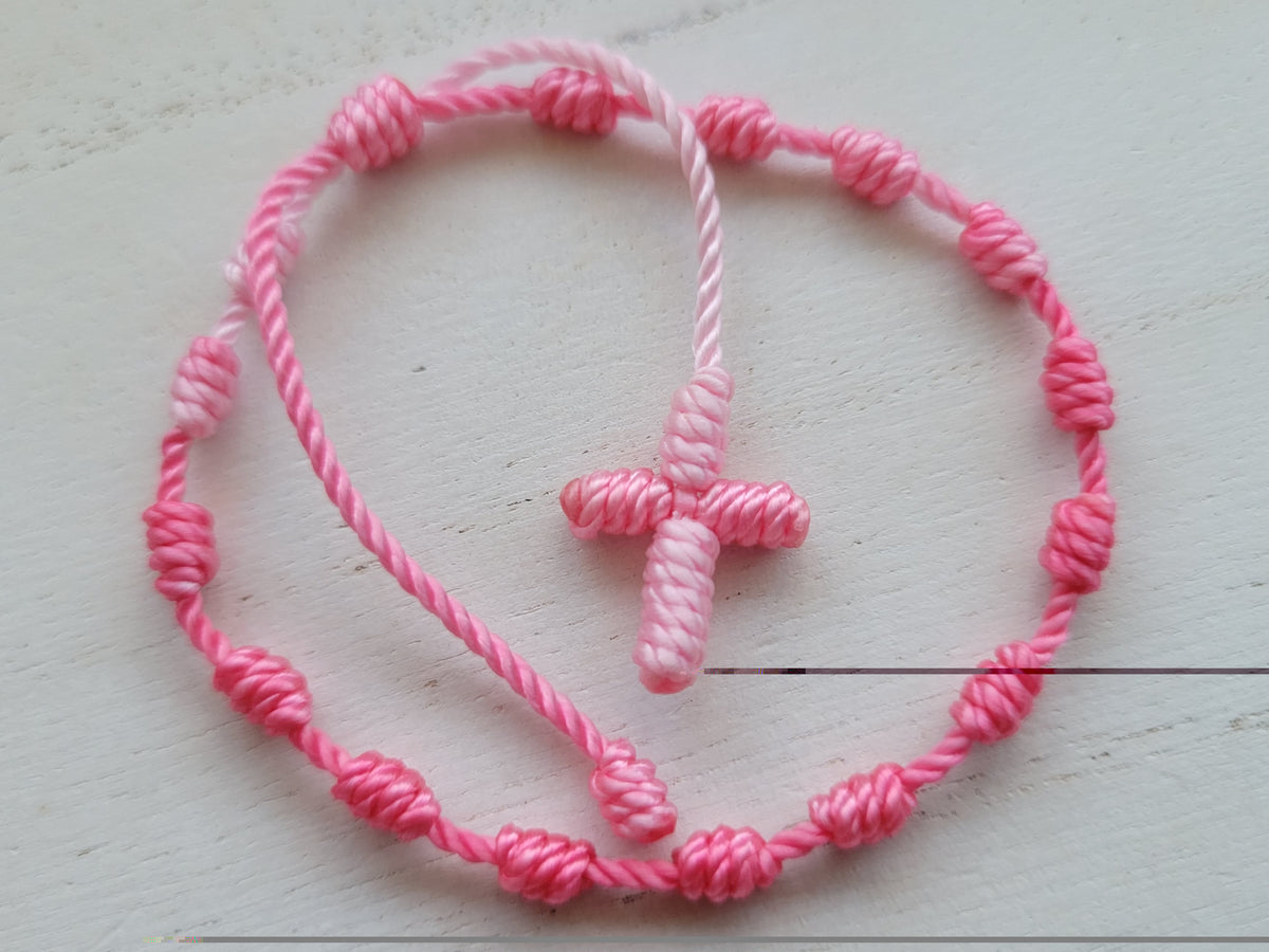 Knotted Cross Bracelet