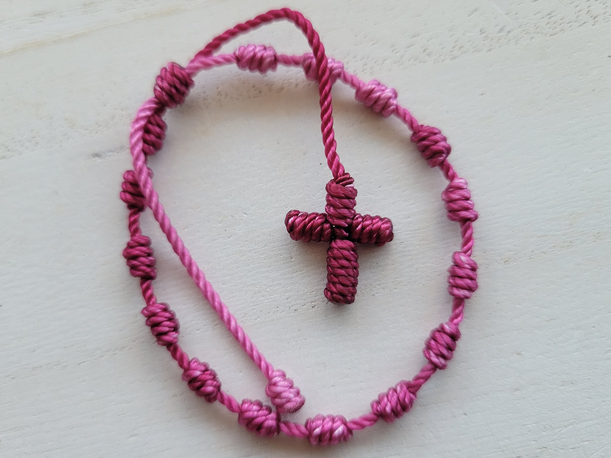 Knotted Cross Bracelet