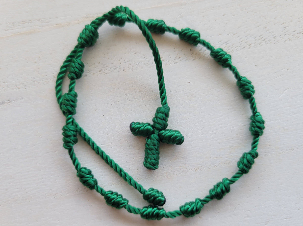 Knotted Cross Bracelet