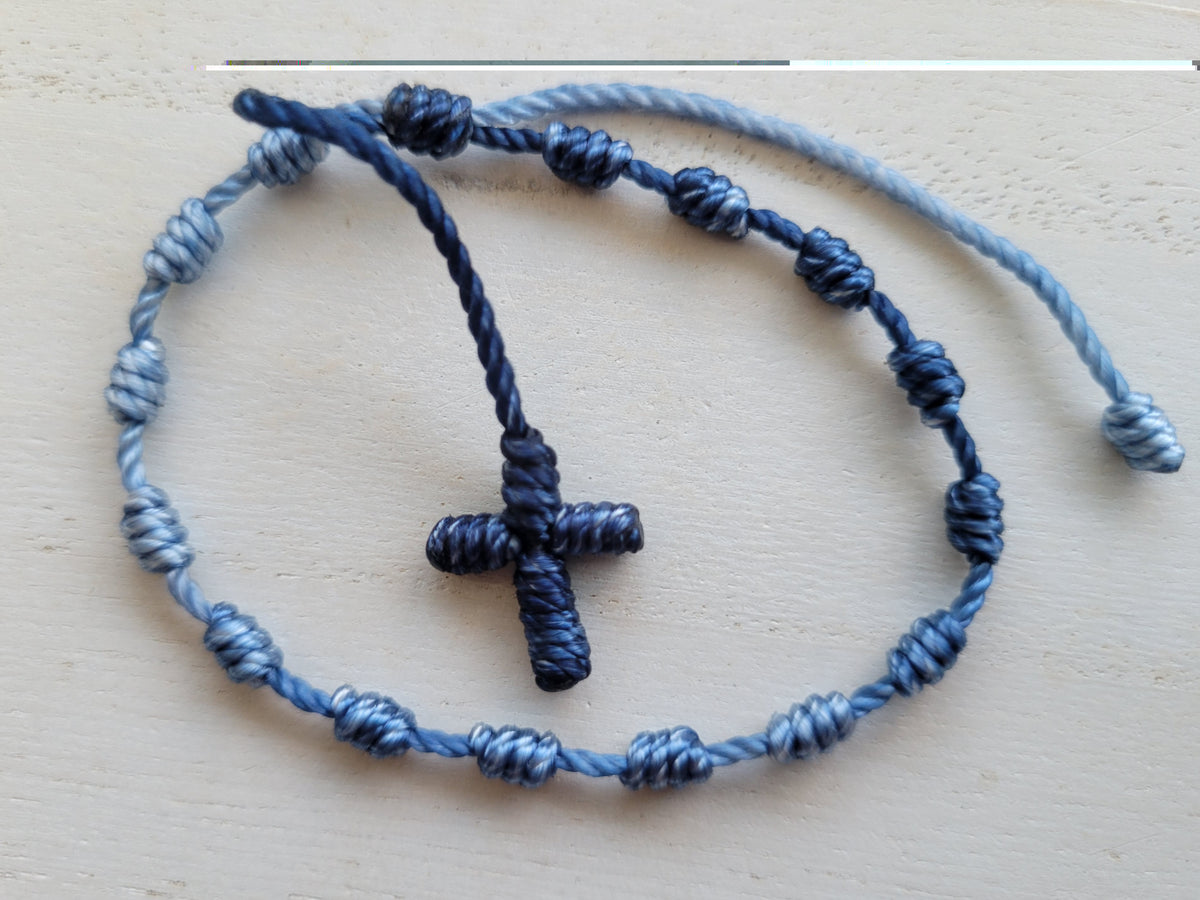 Knotted Cross Bracelet