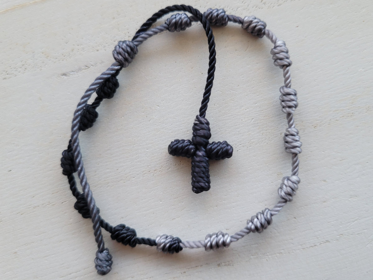 Knotted Cross Bracelet
