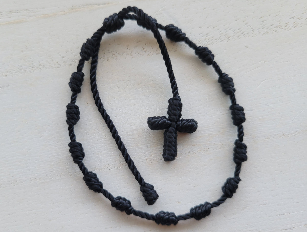 Knotted Cross Bracelet