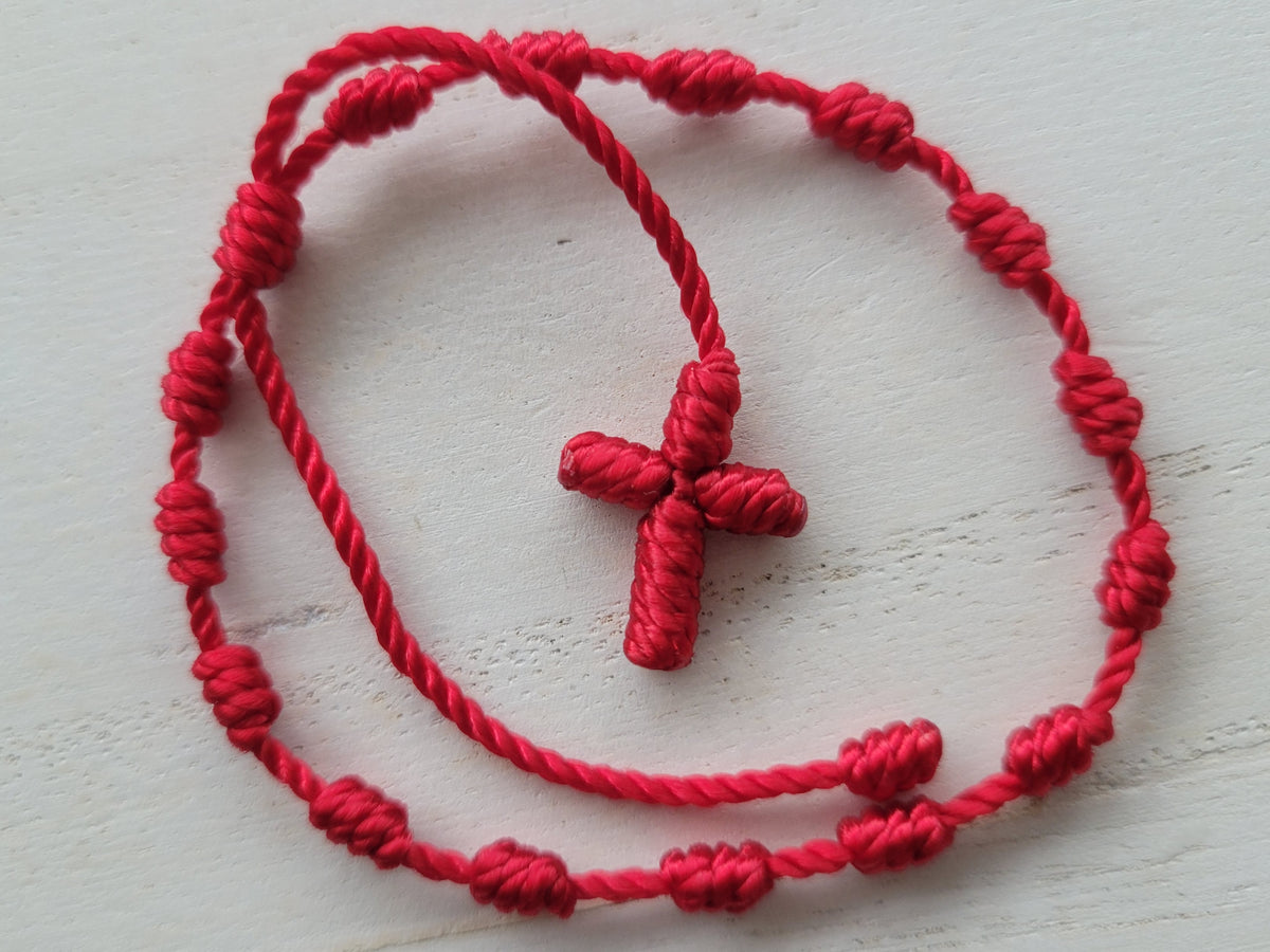 Knotted Cross Bracelet
