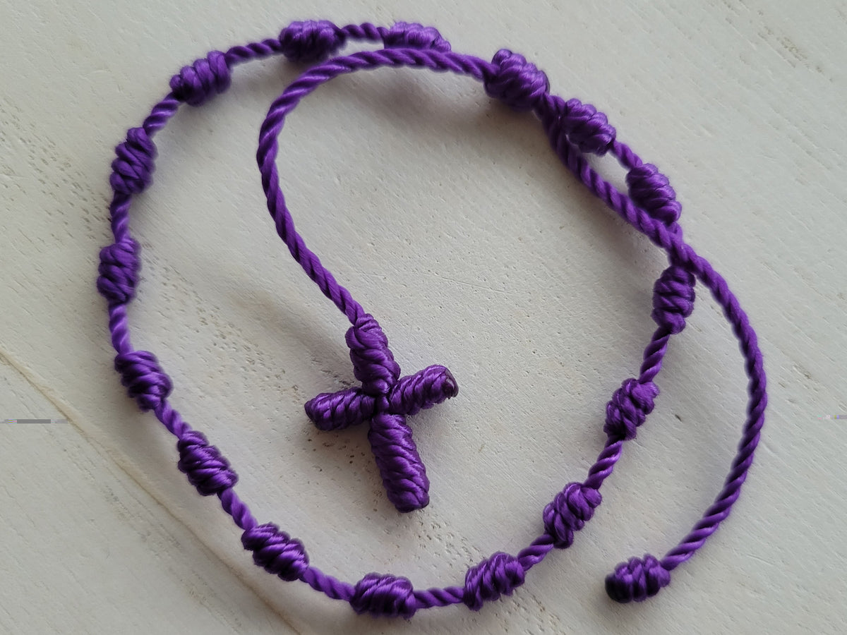 Knotted Cross Bracelet