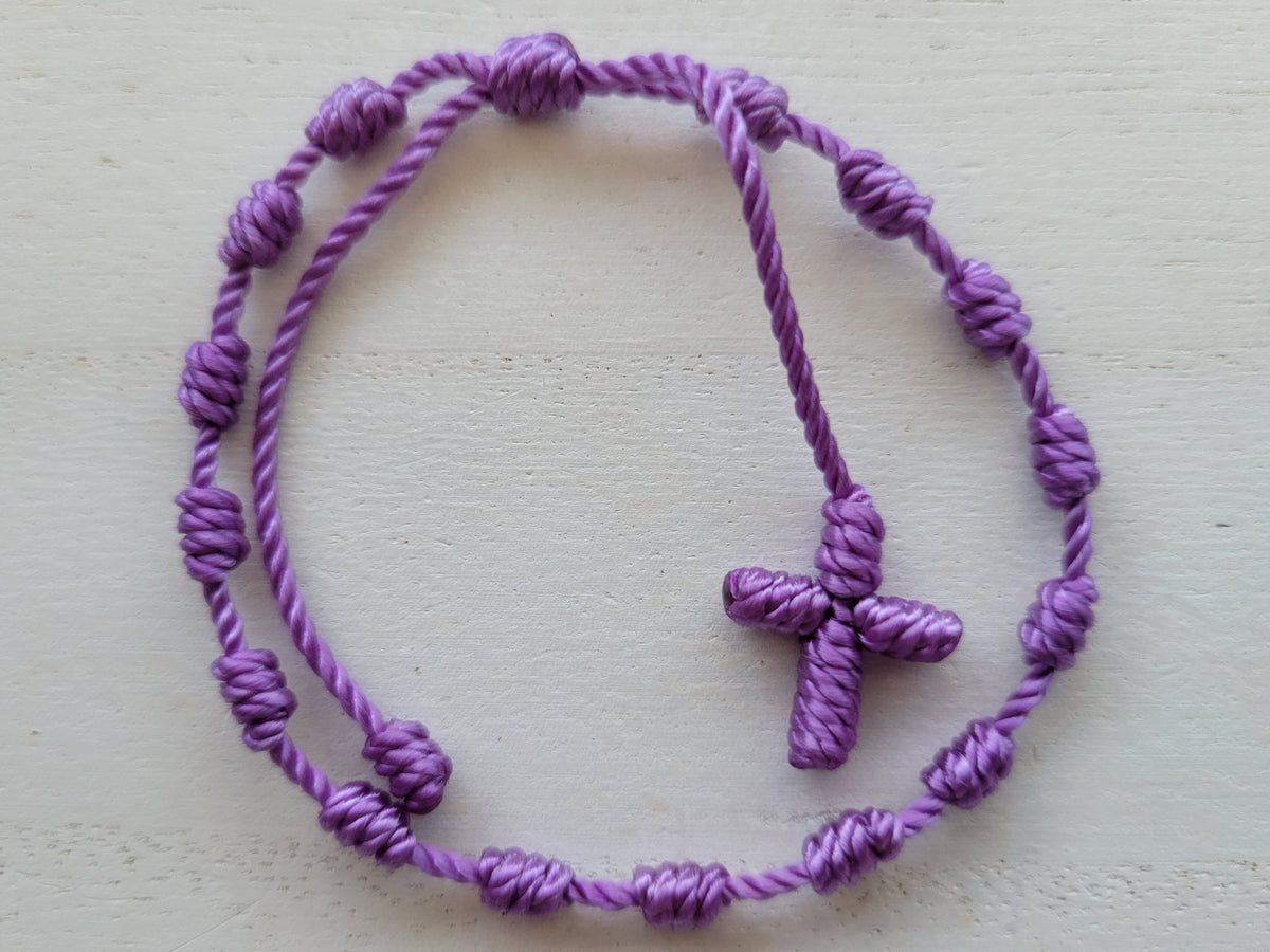 Knotted Cross Bracelet