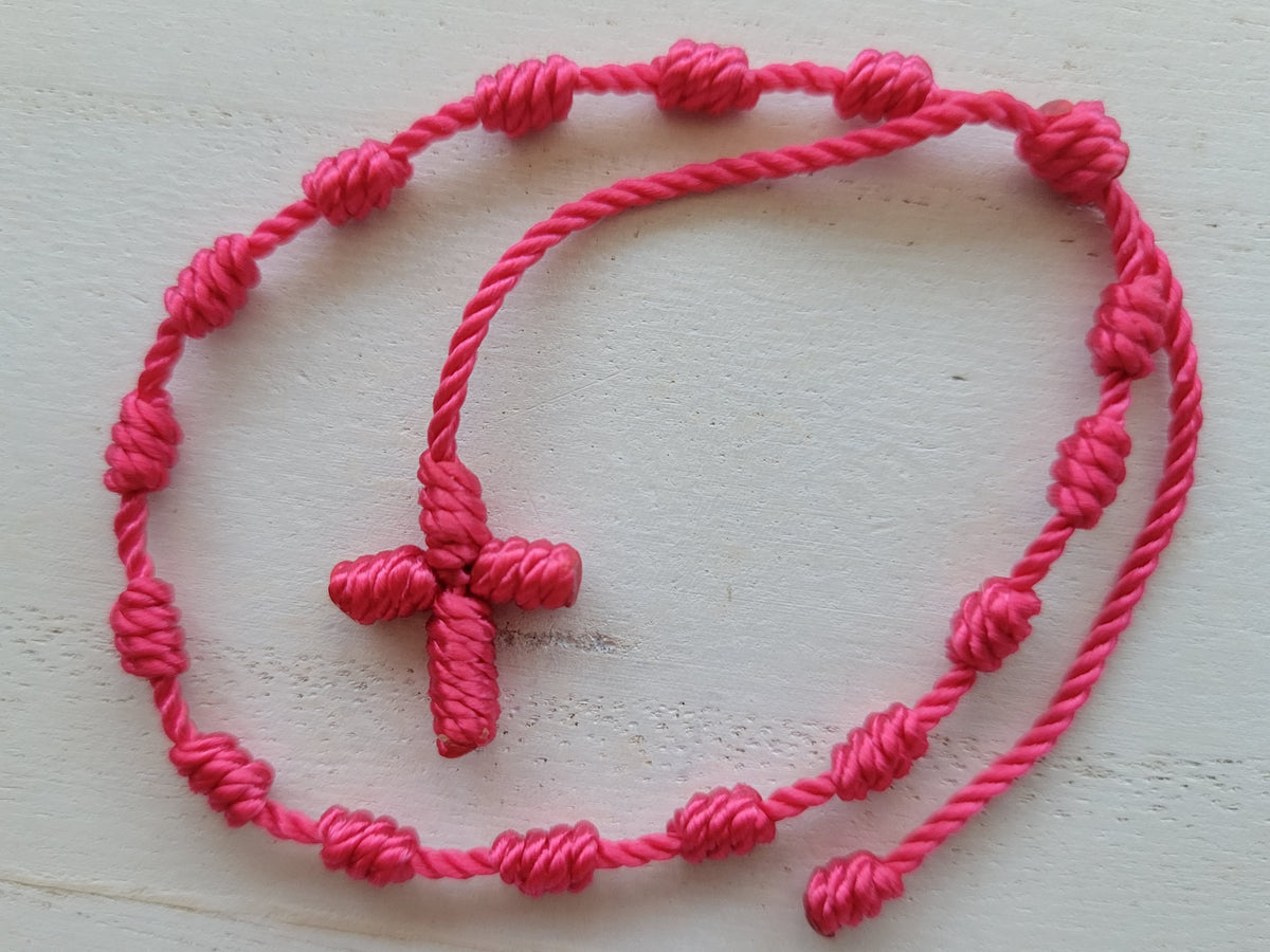 Knotted Cross Bracelet