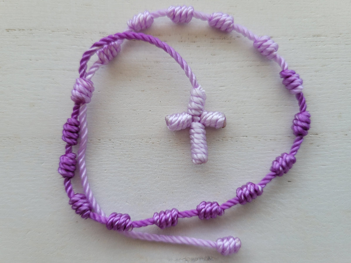 Knotted Cross Bracelet