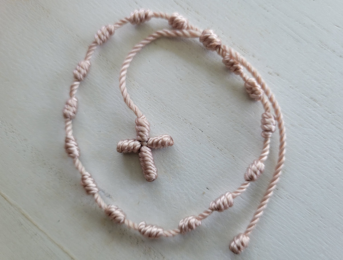 Knotted Cross Bracelet
