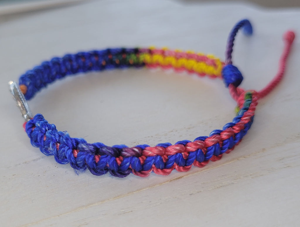 Evil Eye & Peace Symbol Bracelet