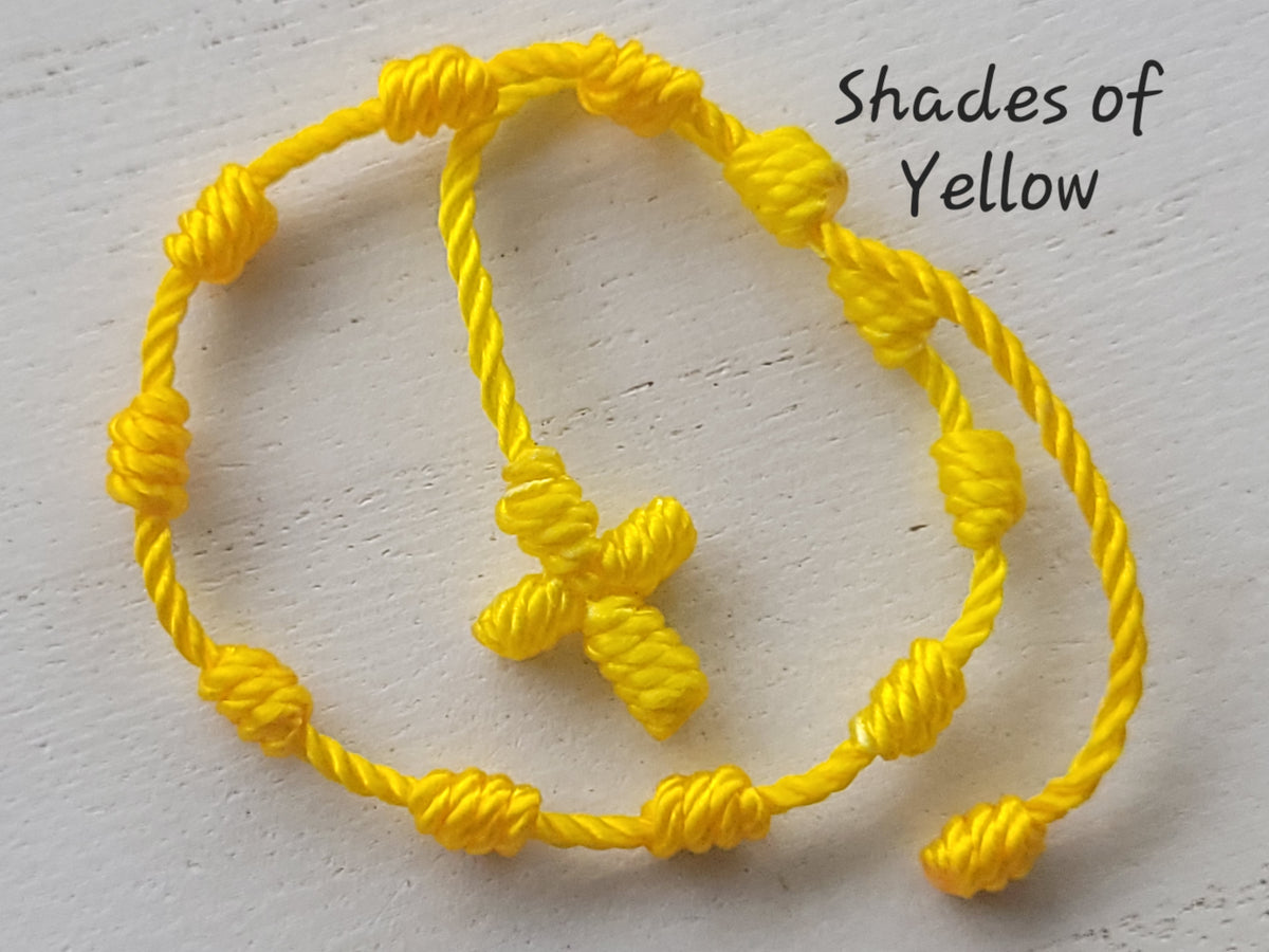 Baby / Toddler Knotted Cross Bracelet