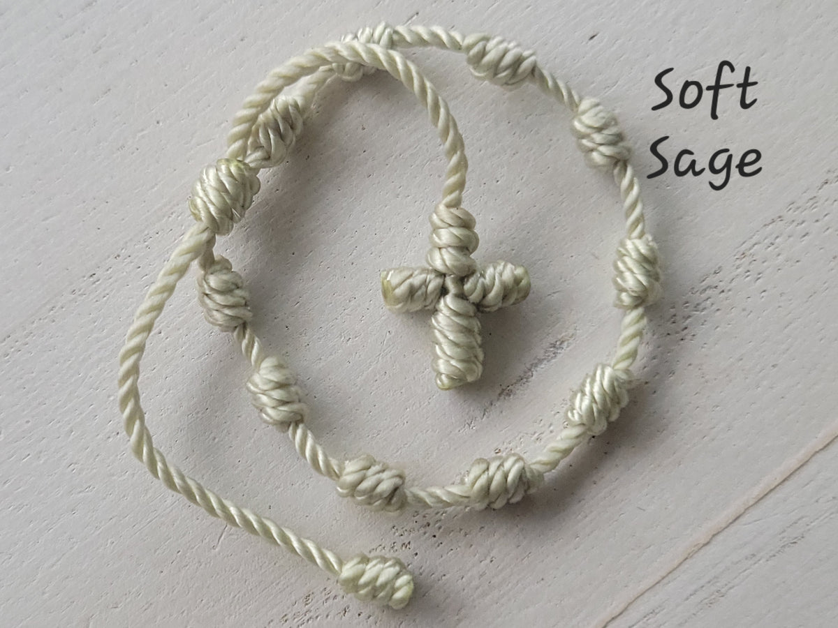 Baby / Toddler Knotted Cross Bracelet