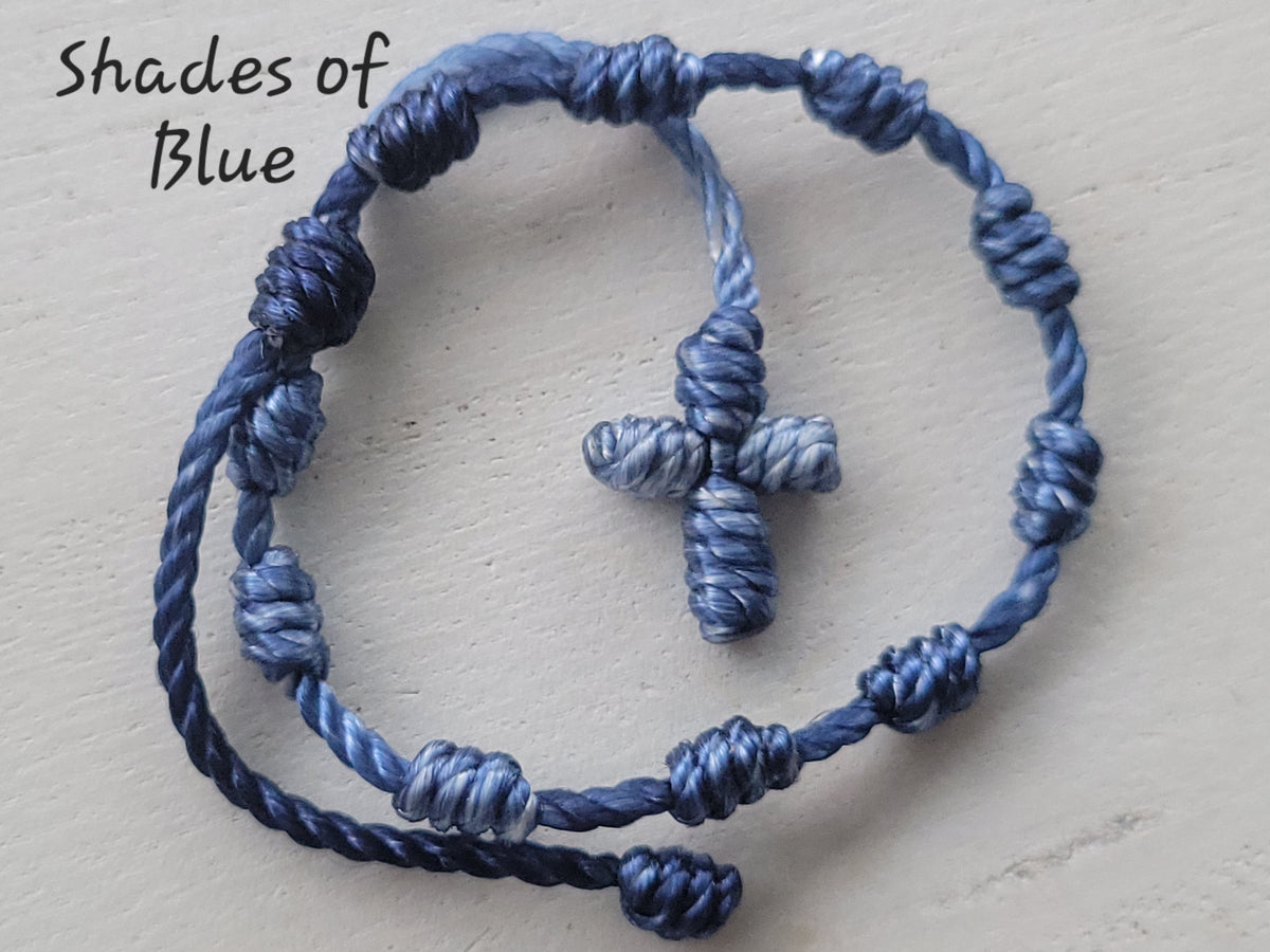Baby / Toddler Knotted Cross Bracelet