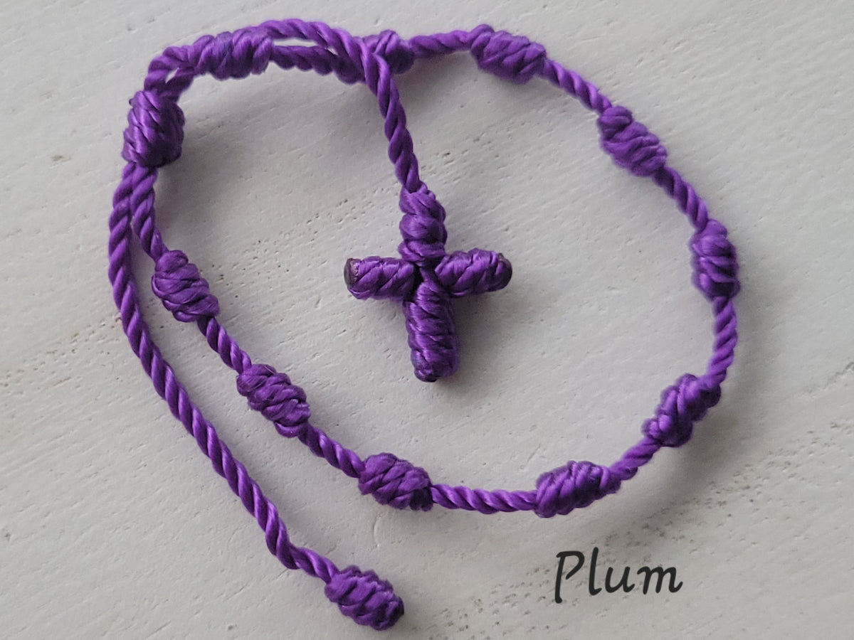 Baby / Toddler Knotted Cross Bracelet