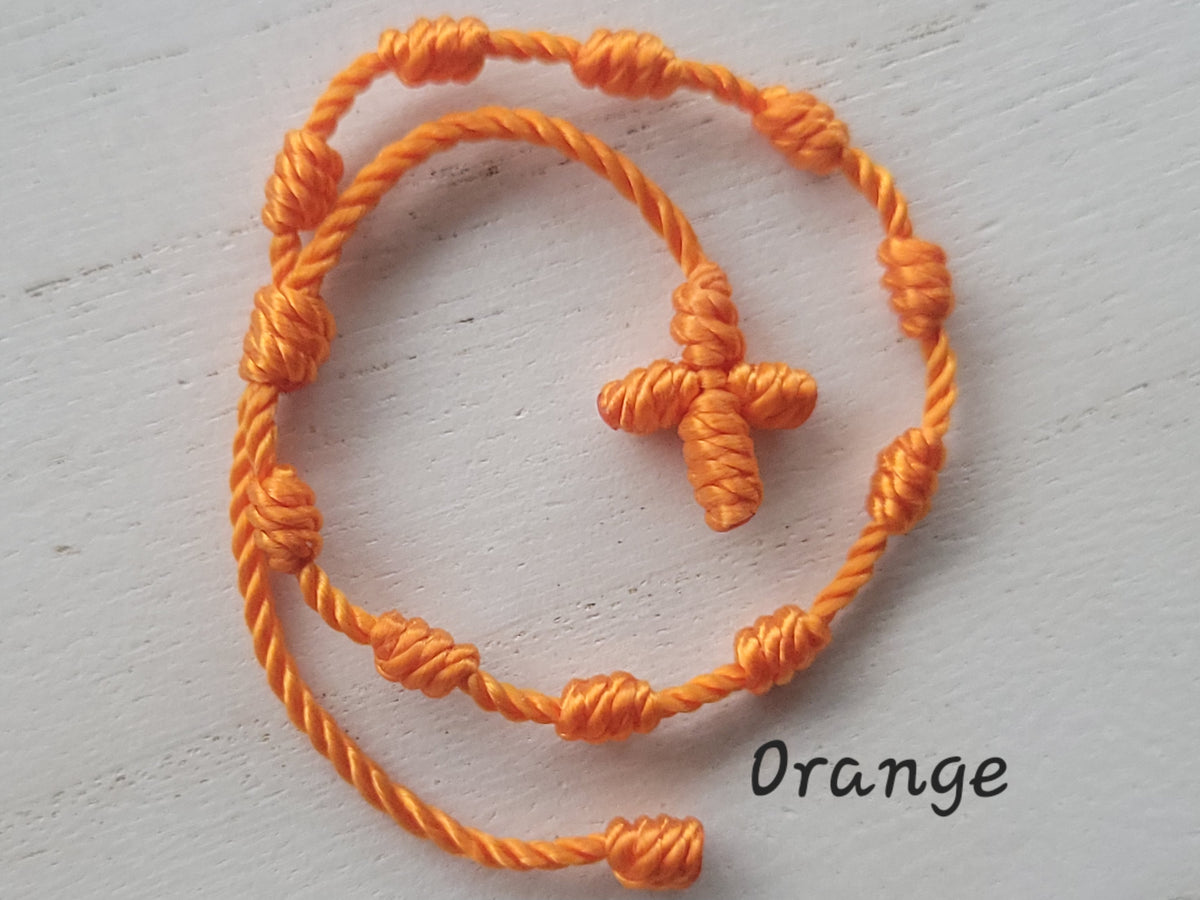 Baby / Toddler Knotted Cross Bracelet