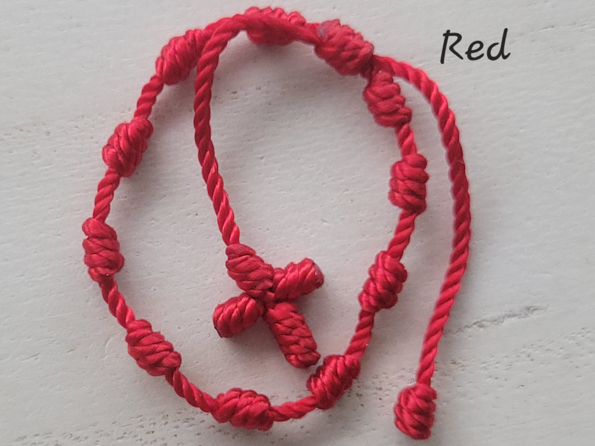 Baby / Toddler Knotted Cross Bracelet