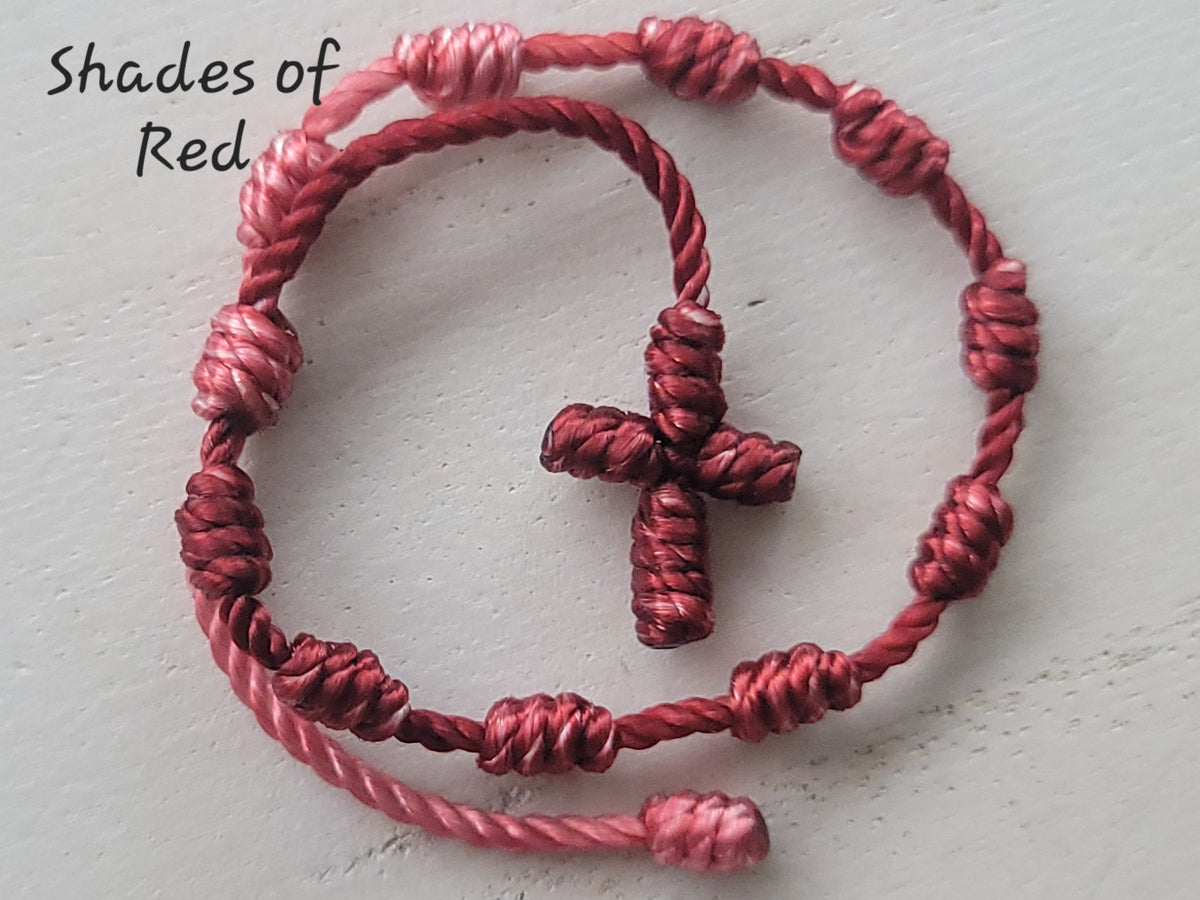 Baby / Toddler Knotted Cross Bracelet