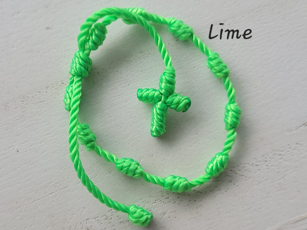 Baby / Toddler Knotted Cross Bracelet