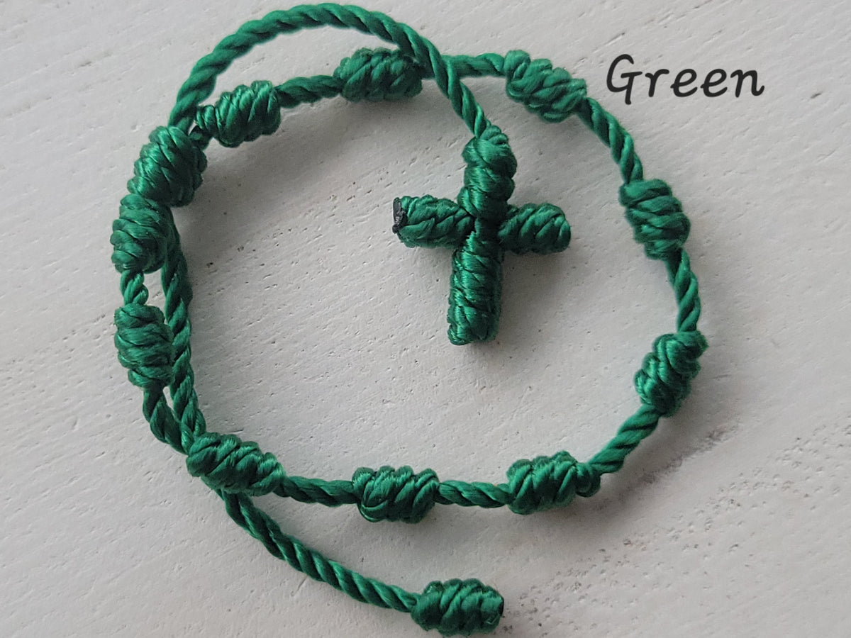 Baby / Toddler Knotted Cross Bracelet