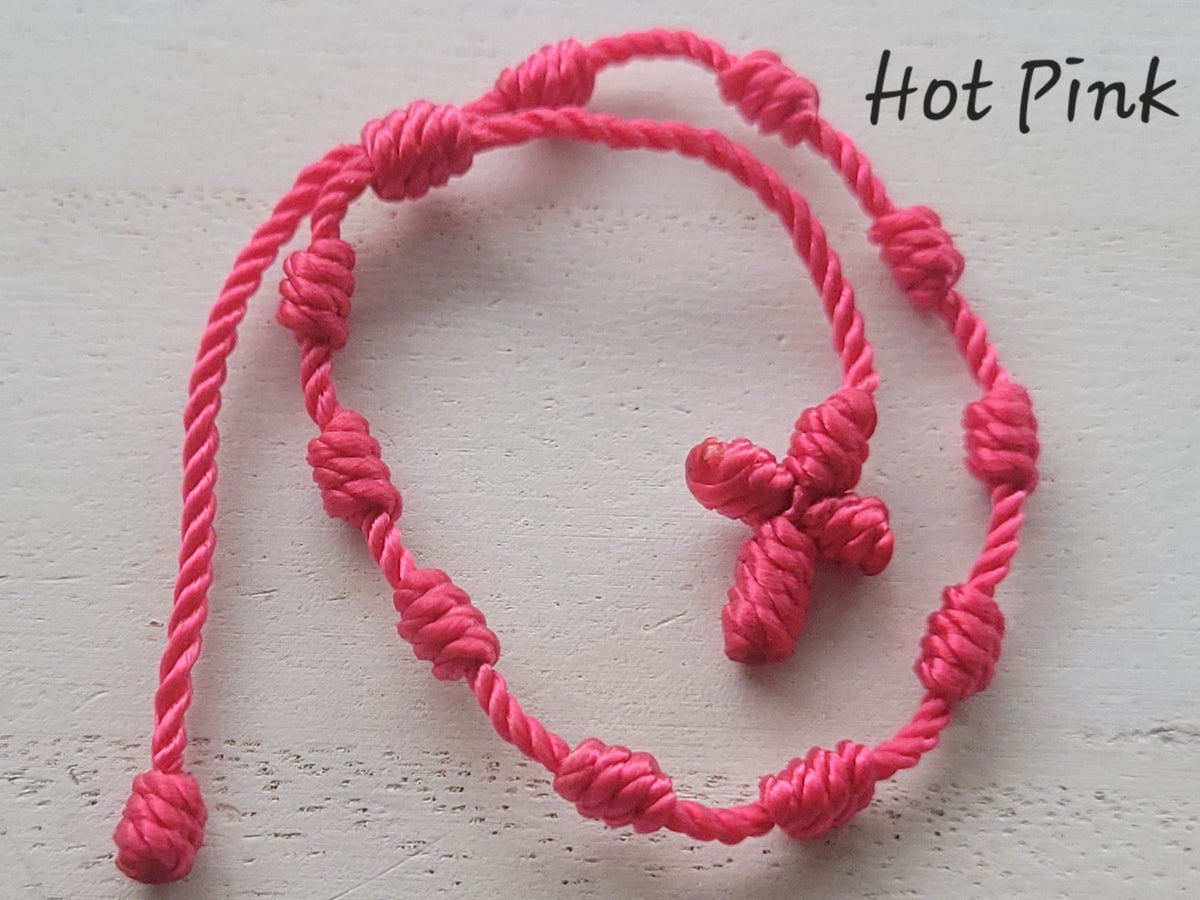 Baby / Toddler Knotted Cross Bracelet