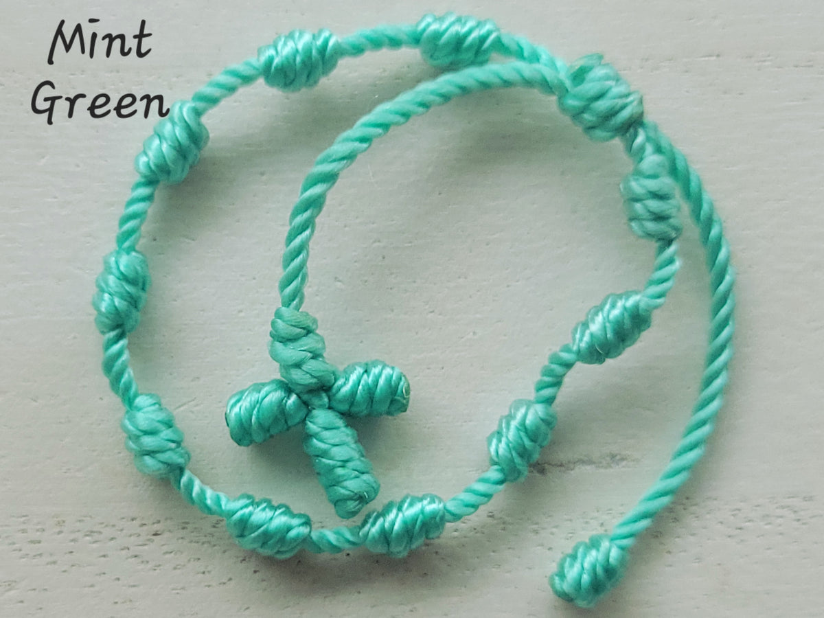 Baby / Toddler Knotted Cross Bracelet