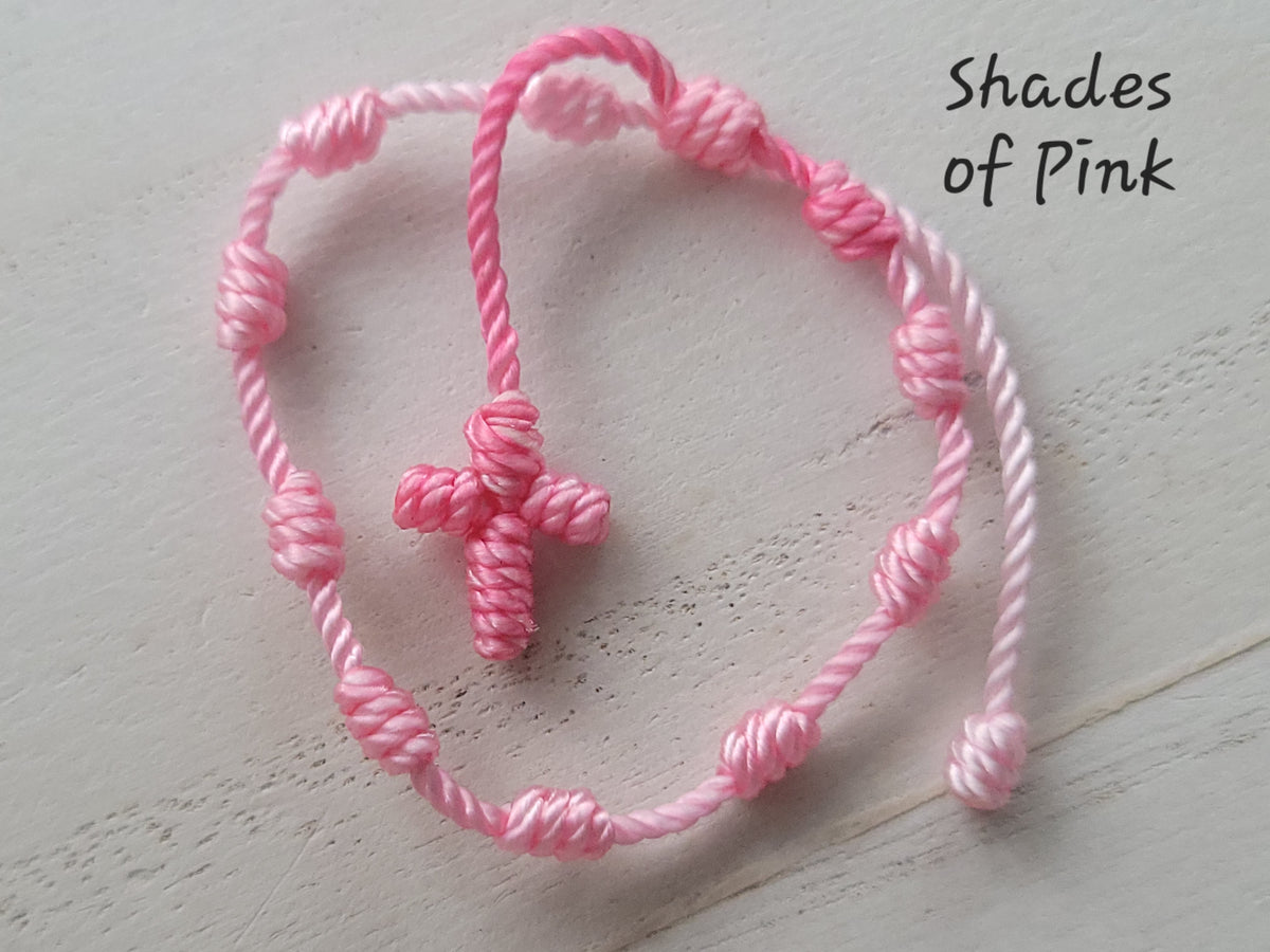 Baby / Toddler Knotted Cross Bracelet