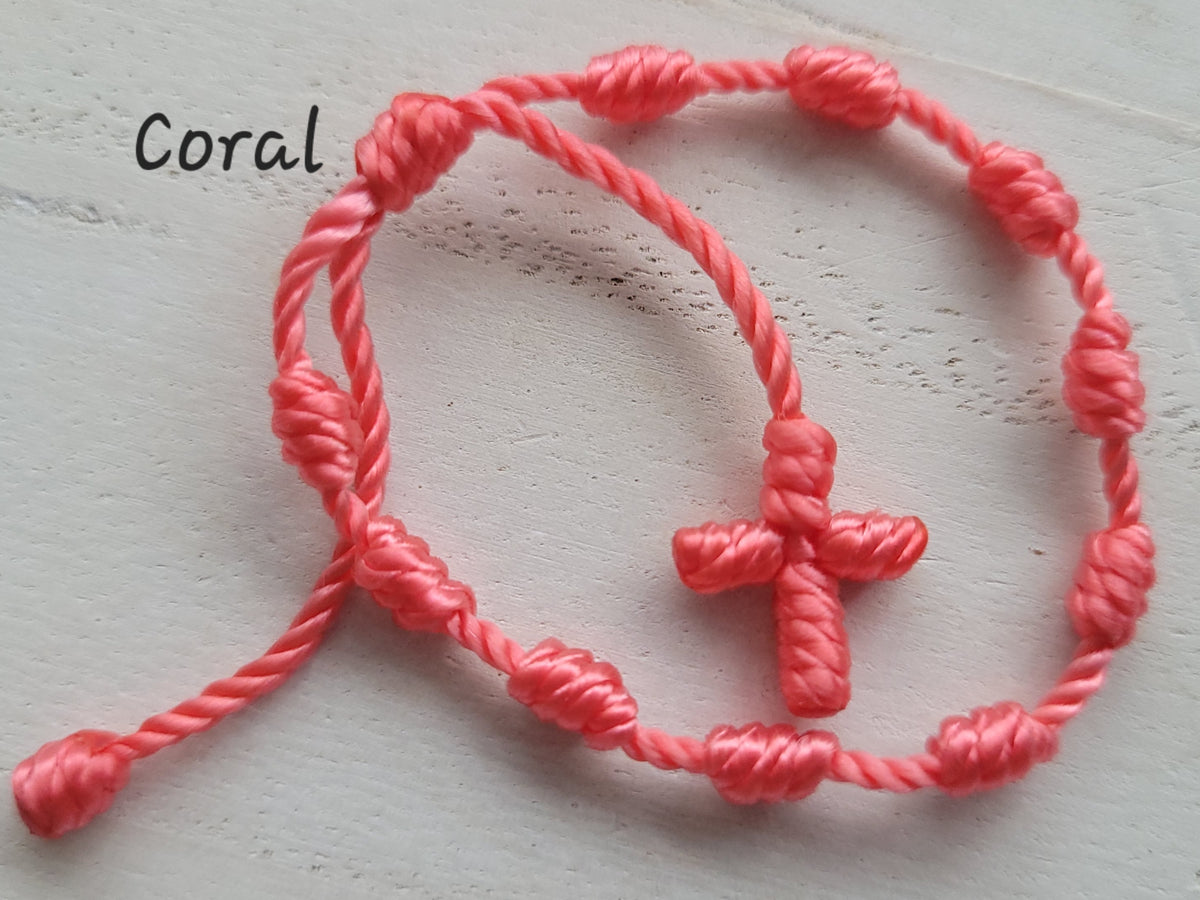Baby / Toddler Knotted Cross Bracelet