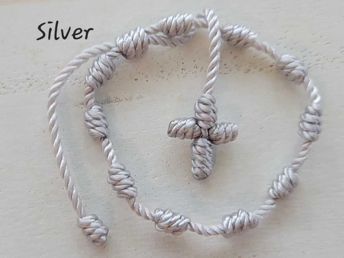 Baby / Toddler Knotted Cross Bracelet
