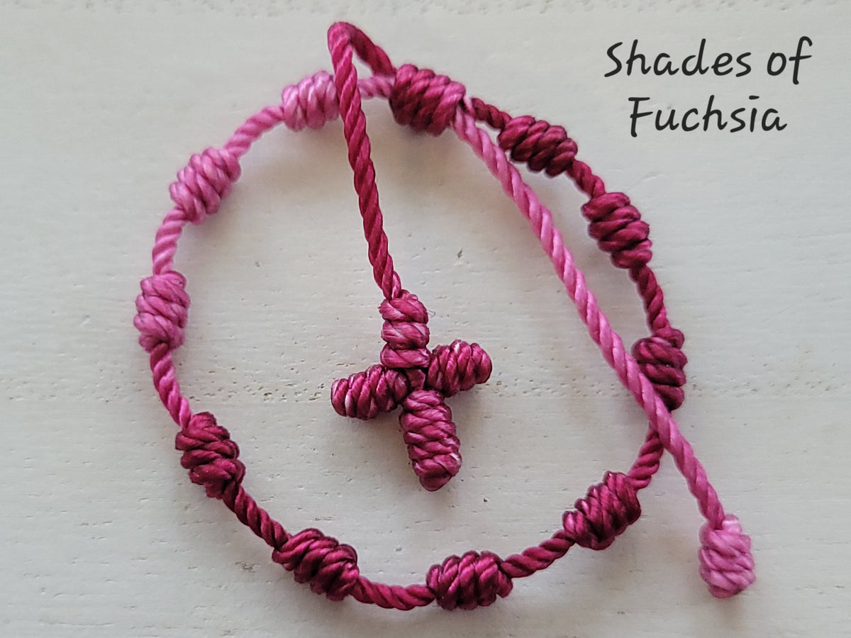Baby / Toddler Knotted Cross Bracelet