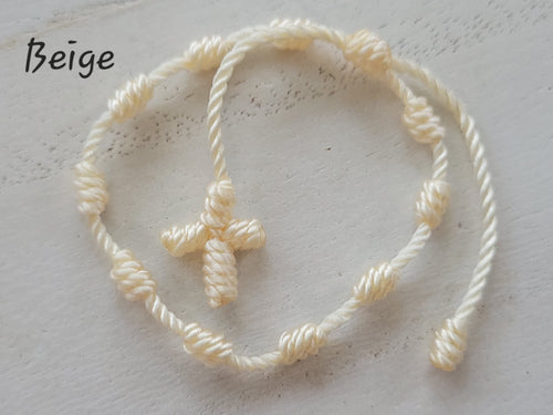 Baby / Toddler Knotted Cross Bracelet