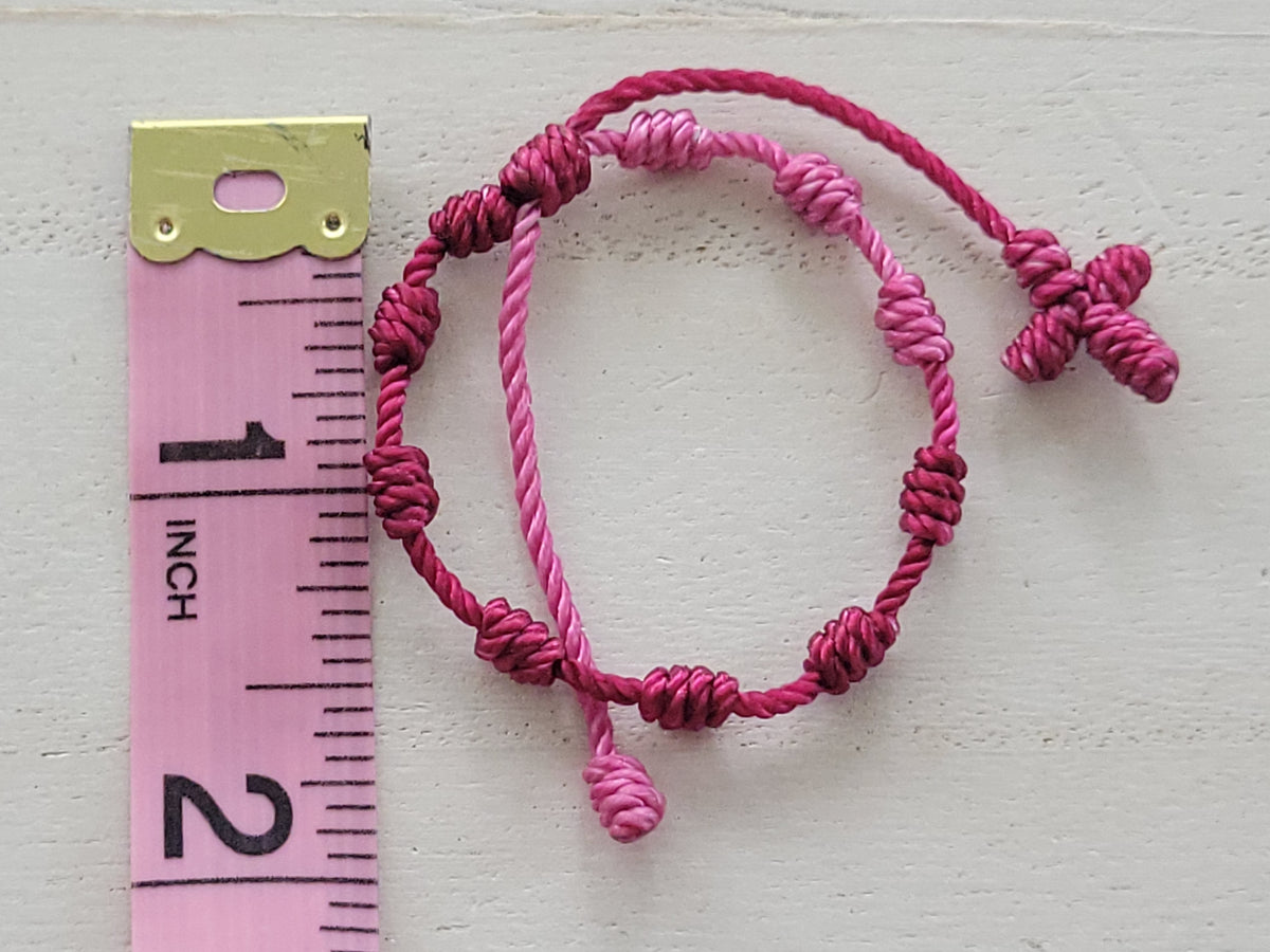 Baby / Toddler Knotted Cross Bracelet