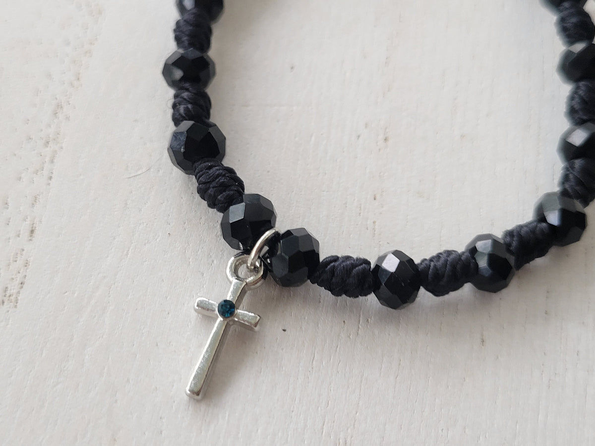Rhinestone Cross Bracelets