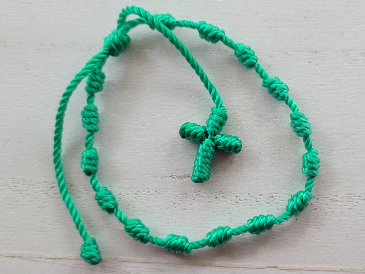 Knotted Cross Bracelet